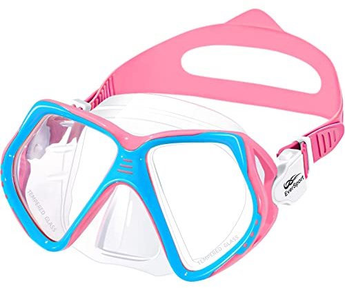 EverSport Kids Swim Goggles with Nose Cover, Swimming Goggles for Kids 6-14, Youth Diving Mask for Child Boys Girls