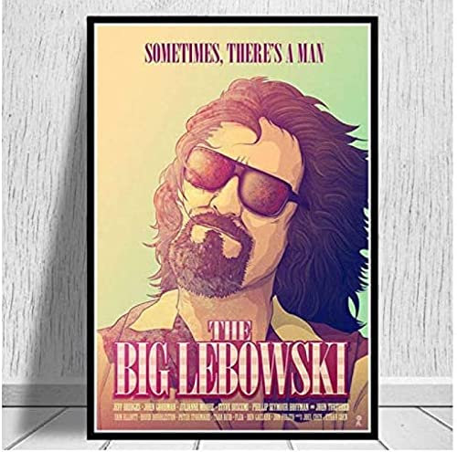 Poster The Big Lebowski Vintage-Filmplakat, Wandkunst, Bilder, Leinwand, Malerei, Poster Und Drucke, Heimdekoration 50X70Cm Kein Rahmen