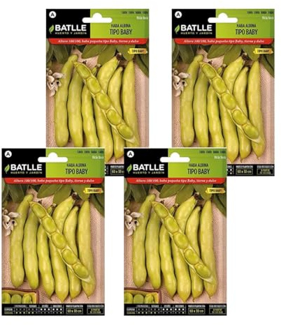 SEMILLAS BATLLE Pack 4 Semillas de haba albina de Semillas Batlle PACK (4)