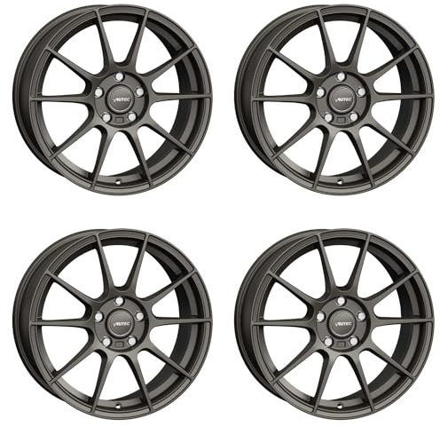 4x jantes en aluminium Autec WIZARD 7.0x16 ET35 4x100 Gunmetal matt