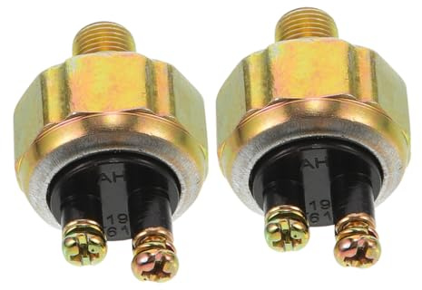 SOLUSTRE Interruptor de Luz de Freno Trasera Hidráulico de Hierro 10 MM, 2 Piezas, Repuesto para Coches y Vehículos Agrícolas, Protección