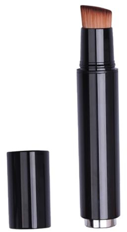 FOMIYES Essence Makeup Kit Black Portable Liquid Foundation Brush of Makeup Tools Ultra Dense Rayon Material