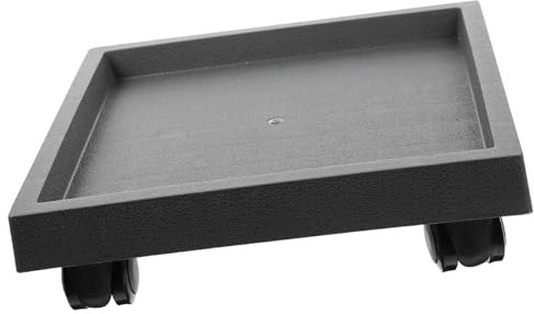 LOORGVEL Support à roulettes pour Pots de Fleurs Carré en PP