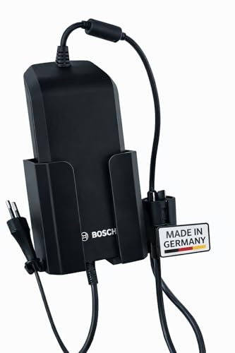 Support mural pour chargeur de vélo électrique Bosch - Compatible avec BPC3400 4A, noir, stable et peu encombrant