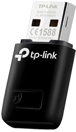 Adaptador USB WiFi N300 Nano, con Soporte para Redes 2.4GHz, Adecuado para Conexiones inalámbricas rápidas y estables en Dispositivos compactos.