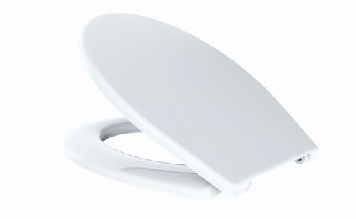 VIGOUR WC-Sitz one mit Deckel & Edelstahl-Scharniere weiss | ONSIES