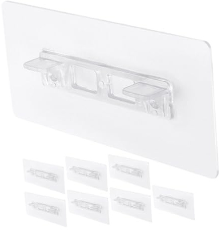 WOONEKY 8pcs Shelf Support Pegs No-drill Wall Shelf Inserts for Kitchen Cupboards Wardrobe Storage Sturdy with Stylish Minimalist Design
