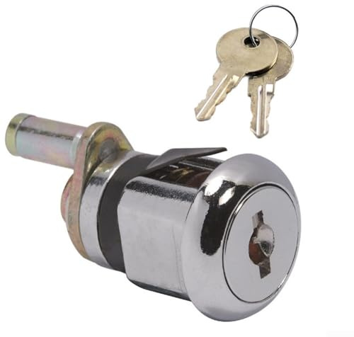 ComfyHarbor Möbelzentralschloss mit Türschloss Stange Metallschrank Dreifachschloss Schrankschloss Einfache Installation für Büro Dokumentensicherheit