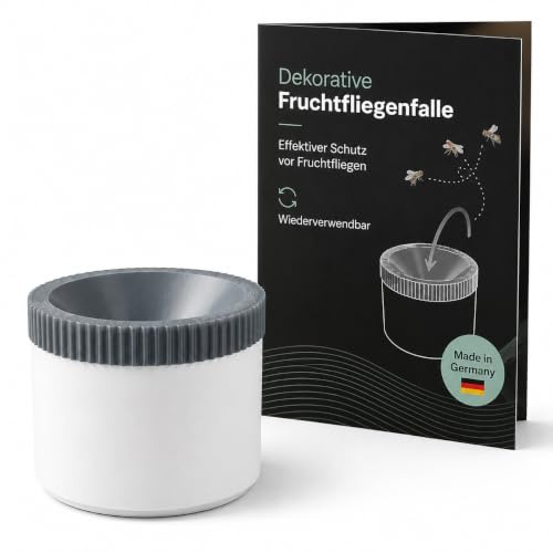 Fruchtfliegenfalle wiederverwendbar mit Schraubdeckel für die Küche