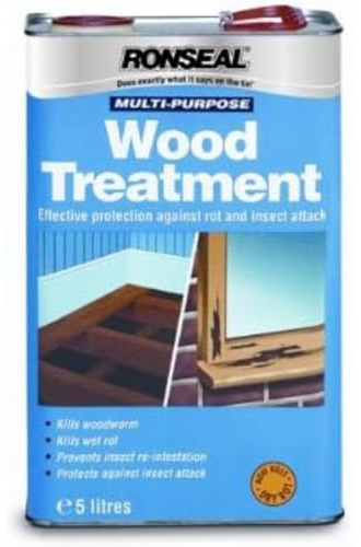 Ronseal MPWT25L 2.5L Multi-Purpose Wood Treatment | Preservative formulation providing protection against fungal decay and insect attack in timber substrates.