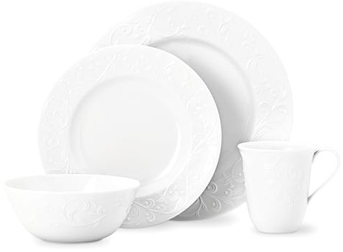 Lenox 806686 Opal Innocence Carved 4-Piece Place Setting