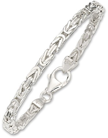 2mm thick solid sterling silver 925 Italian Byzantine, Birdcage chain necklace bracelet anklet lobster claw clasp - inch 8/20cm