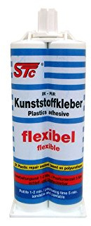 STC 2K PUR Kunststoffkleber Flex 50 ml – Kfz | Industriekleber – Kunststoffreparatur