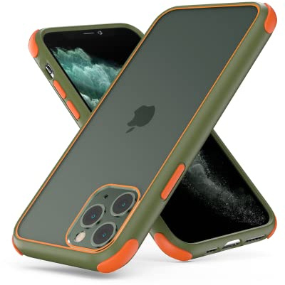 MobNano Ultra Hybrid transparent fodral för iPhone 11， stötsäkert stötfångare transparent mobiltelefonfodral fallskydd silikon iPhone 11 fodral - Ljusgrön