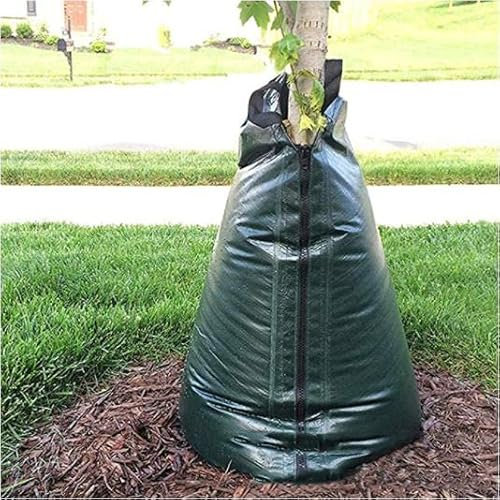 Tröpfchenbewässerungsbausätze für Bäume Garten,ca. 75L, Grün Bewässerungssack Wassersack Einstellbar, UV Beständig, Baumsack zur Bewässerung (75 Liter, Grün, 20)