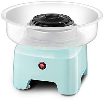 PanHuiWen Candy Floss Machine Maker for Kids Retro Cotton Candy Machine Sugar Homemade Sweets for Birthday Parties, Children's Day, Christmas Day and Wedding,blue