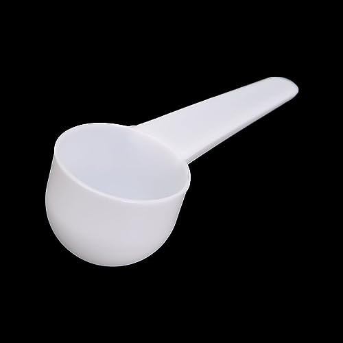 Cucharas medidoras de 10 g – Cucharas de leche en polvo de proteína de café – Cuchara medidora de leche en polvo – Utensilios de cocina Cuchara blanca – Cuchara medidora