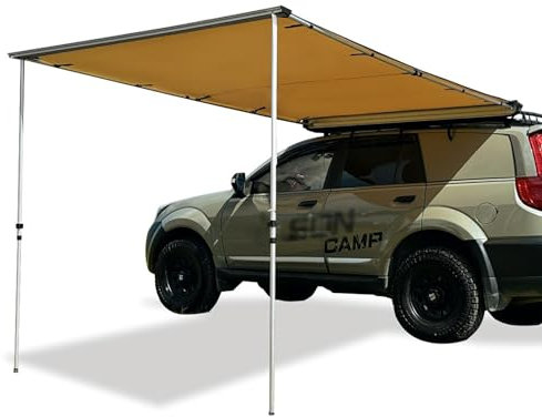 Auto Markise Camping Vorzelt Auto Vorzelt Markise Wohnwagen Wohnmobil-vorzelte, PU3000mm, Höhenverstellbar (Size : 200x300cm/79x118in)