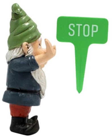 TINEASUR 1juego Estatua De Duende Decorativa De para Jardín Figura Miniatura De GNOME Decoración De Paisajismo Exterior y