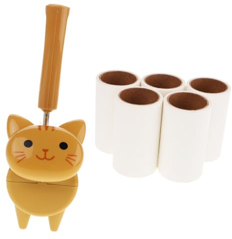 INOOMP Pet Hair Remover Roller Animal Hair Remover Lint Roller Refill Reusable Lint Brush