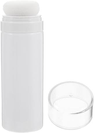 VINTORKY 1 boîte à poudre de voyage pour poudre corporelle avec pompon à poudre, pratique et durable, pour les déplacements à la maison