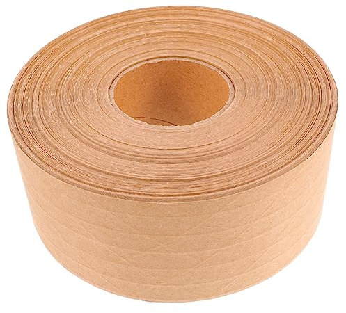 EXCEART 1 Rolle Braunes Papier-packband Karton-packband Beschreibbares Verpackungspapier-klebeband Strapazierfähiges Klebeband Für Kartons Selbstklebendes Klebeband