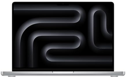 Apple MacBook Pro 2023, chip M3 con CPU 8 core, GPU 10core (14 pollici, 8GB di RAM, 512 GB) (QWERTY Inglese) Argento (Ricondizionato)