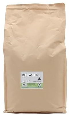 ALMICANNA: Bokashi+ med effektiva mikroorganismer 5 kg – mikrobiell markregenerator och fermenteringshjälp för Bokashi hink