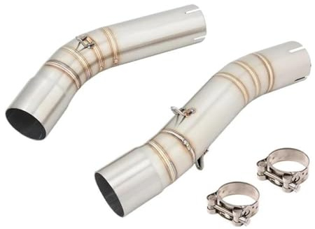 Tubos Escape Moto para Y&amaha YZF R1 MT-10 R1M 2007 2008 Sistema Completo Modificado 50.8 Mm Tubo De Enlace Medio Deslizamiento En Silenciadores Finales Sistema Escape