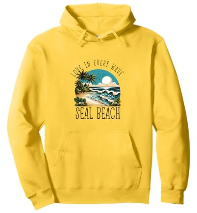 Love in every wave - Seal Beach Pullover Hoodie