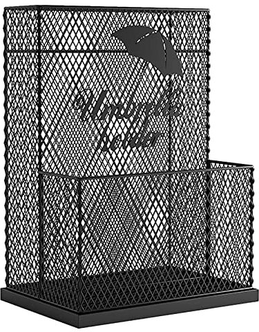 QHLMLL Umbrella StandsHollow-Out Umbrella Stand for Apartment/Hall Entryway/Front Door Freestanding Metal Umbrellas Rack Support Walking Sticks Storage Holder