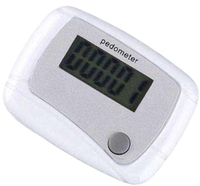 Davivian Taschen-Schrittzähler | Schrittzähler Am Fußgelenk | Digitaler LCD Schrittzähler Mit Tagesziel-Anzeige Für Sport, Reisen, Schwimmen, Indoor-Training, Wandern & Outdoor-Aktivitäten
