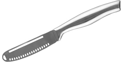Tabanzhe Stainless Steel Butter Knife Curler and Spreader–3-in-1 Multi-Function Butter,Cheese,Jam Tool–Rust Resistant & Easy to Use