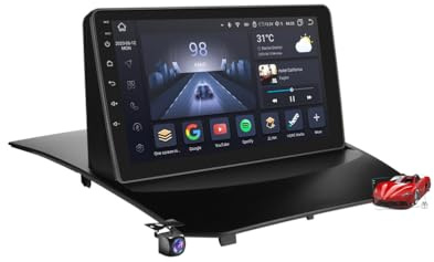 M6 plus 2,Android 15.0 Autoradio 2 Din Stereo con 4G 5G WiFi Carplay Android Auto per Fiesta Zetec/Titan/MK6/MK7 2009-2017 GPS Navi 9 Pollici Tablet Lettore MP5 Multimediale FM BT Receiver