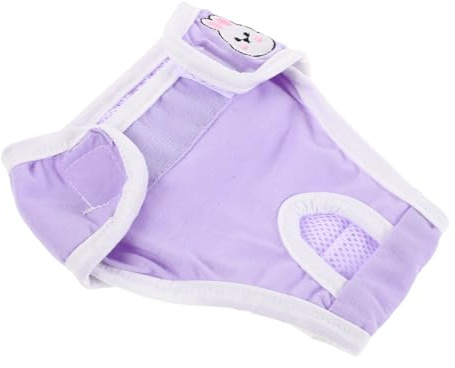VICASKY Hunde Schutzhose Wiederverwendbare Schutzhose für Kleine Hunderassen Atmungsaktiv Waschbar Hygienisch Schutz vor Flecken für Zuhause und Draußen