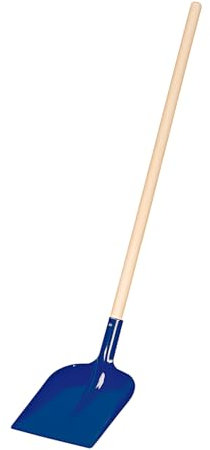 Turk 32729 Kinderschaufel Flachrandschaufel für Kinder mit Holzstiel 70 cm Buche Stahlblech (Farbe zufällig, 1 Stück)