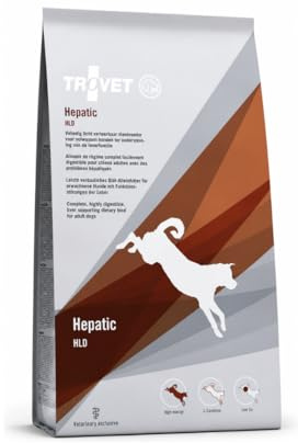 Trovet Hepatic crocchette | 3 kg | Alimento dietetico completo per cani | Può contribuire a sostenere la funzione epatica | In caso di insufficienza epatica in cani adulti e cuccioli