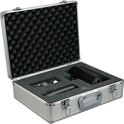 Multifunktionsväska Stratos IV, pilotväska aluminium, portfölj aluminium, fotoväska, pilotväska, resväska ca 47 cm, silver, 46,5 × 36,5 × 19 cm, portfölj