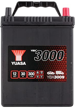 YUASA YBX3009 YBX3000 Starterbatterie 30Ah 12V 300A | Versiegelt, wartungsfrei, hohe Leistung, zuverlässig und langlebig, 30 Ah Kapazität