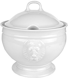 Terrina da 2,7 litri, con testa di leone.