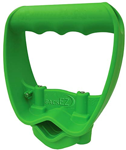 Back-Saving Tool Grip, Multi-Tool Handle, Labor-Saving Ergonomic Snow Shovel or Rake Handle Attachment, GREEN