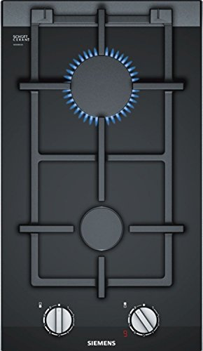 Siemens er3 a6bd70d intégré gaz noir plaque – Plaque (intégré, gaz, verre et céramique, noir, rotatif, partie supérieure avant)