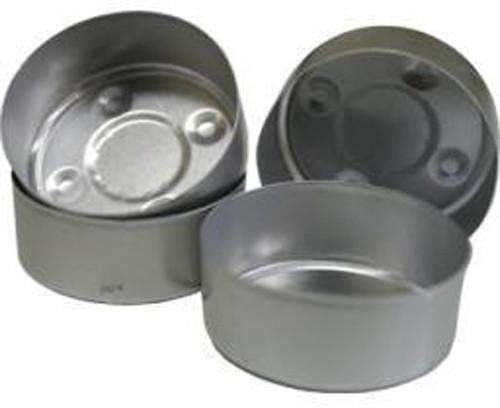 Germerott Bienentechnik Alu Teelichthüllen rund Silber für Teelichter Abmessungen 39 x 17,2 mm Großpackug mit 9500 Stück - Preis pro Stück 0,0174 Euro