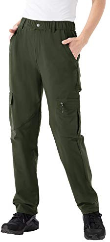 YSENTO Damen Outdoor Wanderhose Wasserdicht Schnelltrocknend Atmungsaktiv Camping Trekkinghose Funktionshose