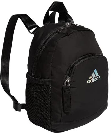 adidas Unisex-Erwachsene Linear 3 Mini Rucksack Tasche, Schwarz, 10.5 inch x8.5 inch x4.25 inch