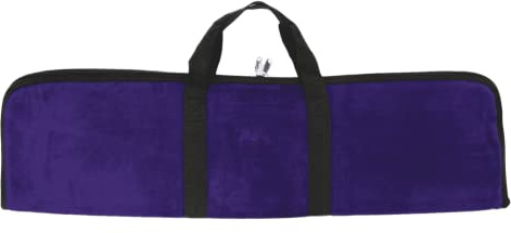 elToro Wild Colorz Velour, Bogentasche | praktische Bogentasche aus weichem Velourleder mit Taschen fürs Mittelstück und die Wurfarme