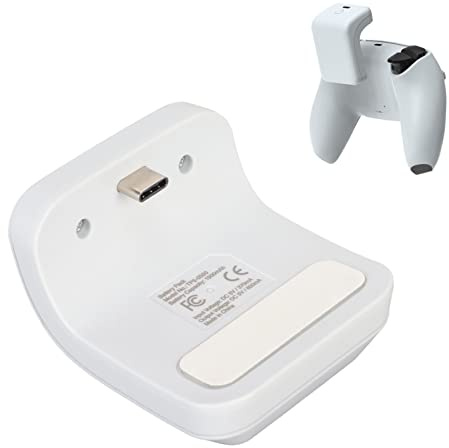 per Accessori Controller Batteria Ricaricabile, Batteria Esterna Ricaricabile a Ricarica Rapida da 1500 MAh con Indicatore LED e Cavo di Ricarica USB C per 5