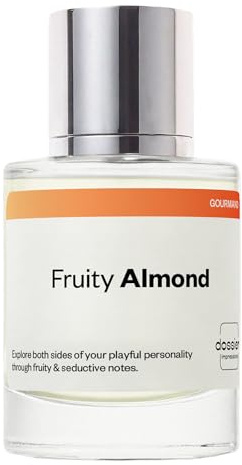 Dossier - Fruity Almond - Eau de Parfum - Perfume Luxury - Pure Infused - Paraben Free - Vegan - For Women - Fragrance 1.7 0z (Spray 50ml)