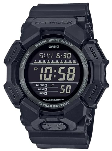 G-Shock Casio Digital Black Resin Strap Watch - GD-010-1A1