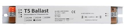 ZMZYELPECB Balastos electrónicos T5 de Amplio Voltaje for lámparas Fluorescentes, balastos de 220-240 V de Amplio Voltaje, balastos de Arranque instantáneo for fábrica B03E(9)